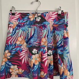 Tommy Bahama Pink Tropical Golf Skort